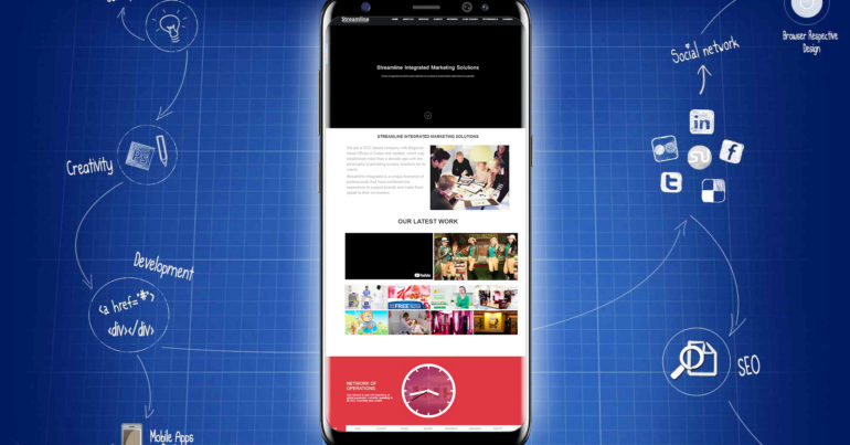 Website development for a marketing agency