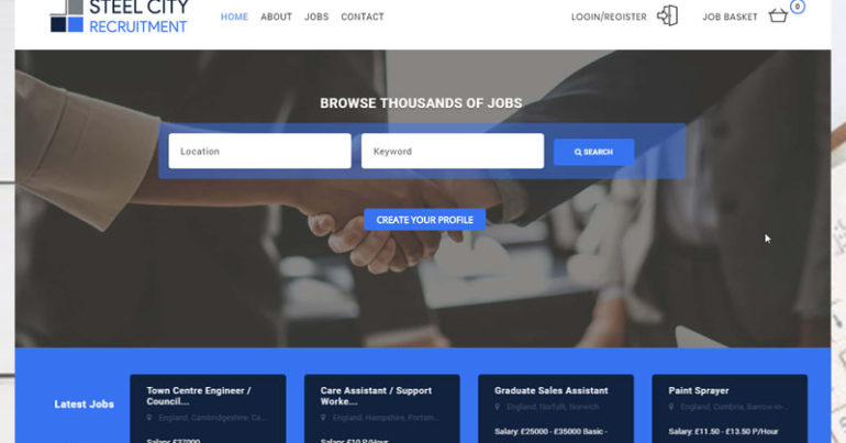 Job Portal for a recruitment company